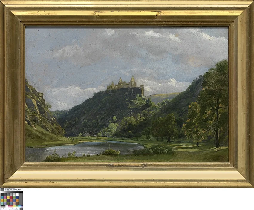 Mountain landscape near Vianden, detail