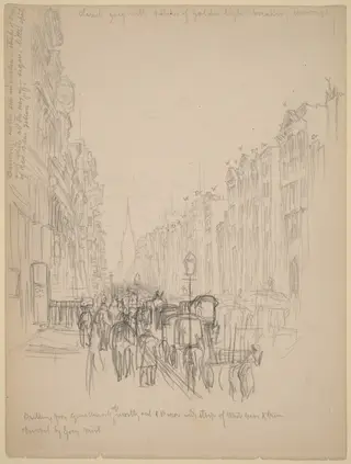 Fifth Avenue Building from Grace Church, by Henry Farrer