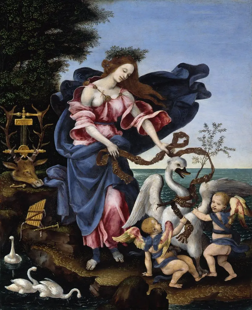Allegory of Music (Erato), by Filippino Lippi