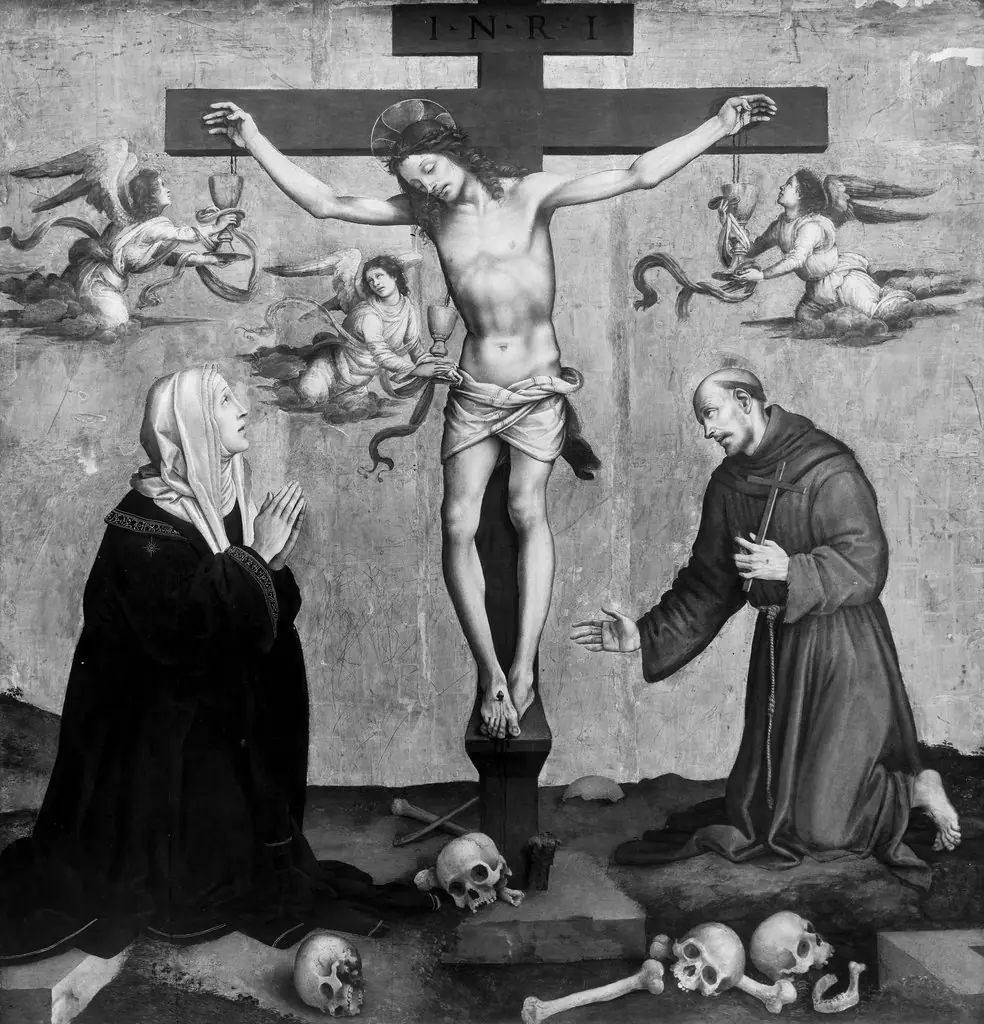 Crucifixion of Christ, by Filippino Lippi, 1496