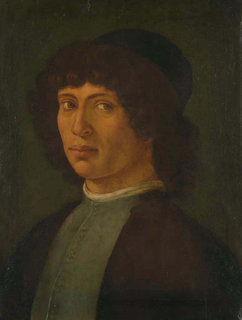 Portrait of a young man, by Filippino Lippi