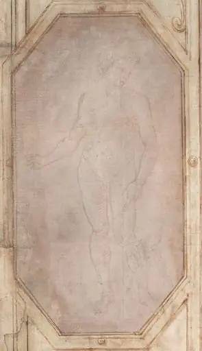 Standing Nude Youth, by Filippino Lippi