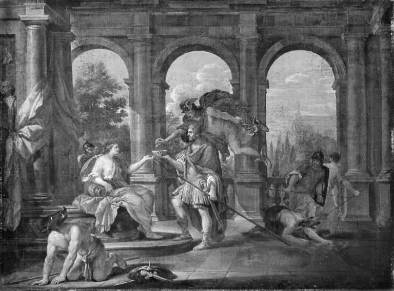 Circe and Ulysses, by Filippo Lauri