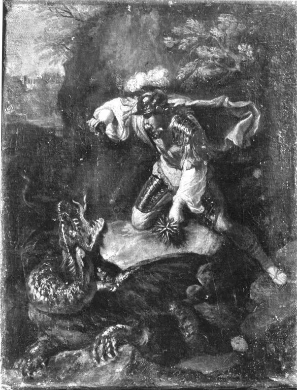 Jason schläfert den Drachen ein, by Filippo Lauri, unspecified, 1658