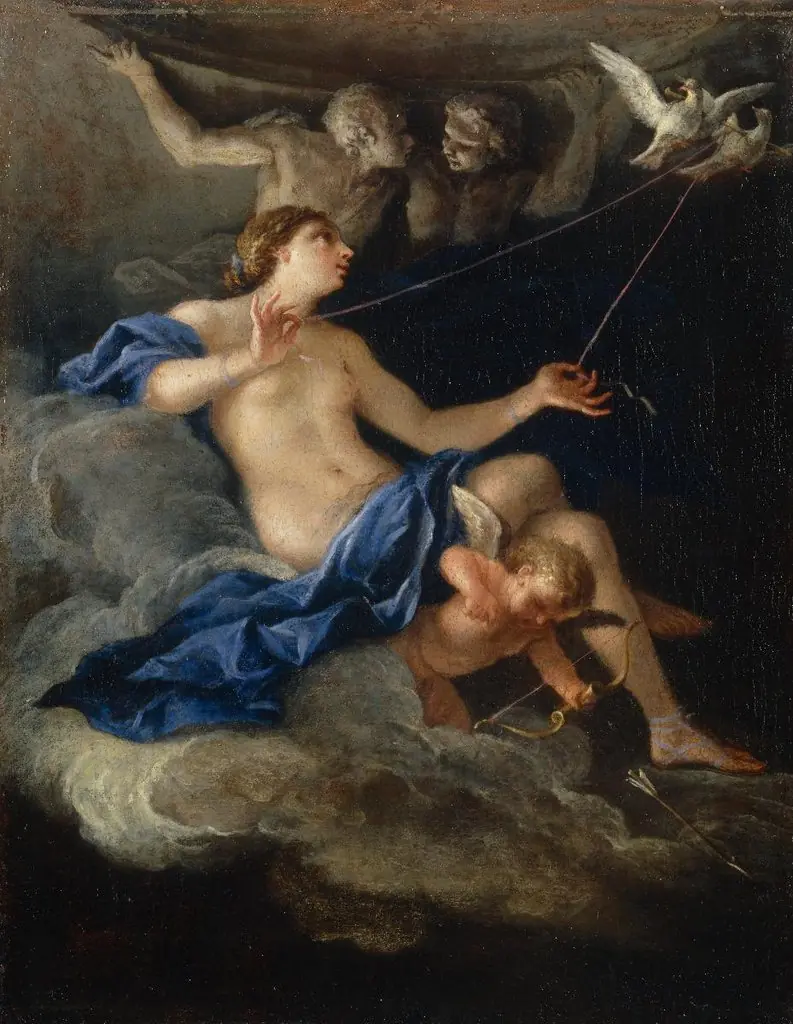 Venere e Amore nel segno dei Gemelli, by Filippo Lauri