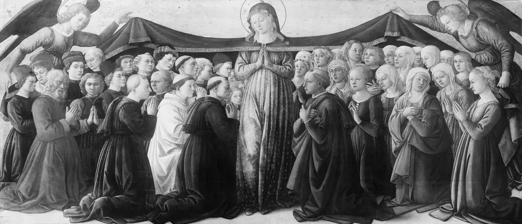 Mary as the Mother of Mercy, by Filippo Lippi