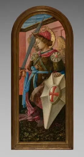 Panel from a Triptych: The Archangel Michael, by Filippo Lippi