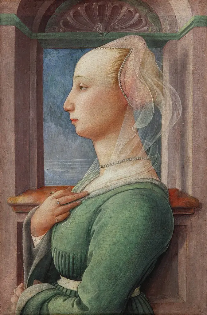 Portrait of a Lady, by Filippo Lippi