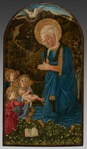 Virgin and Child with Angels, by Filippo Lippi