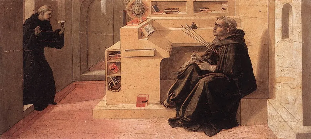 Vision of St Augustine, by Filippo Lippi, unspecified, 1438