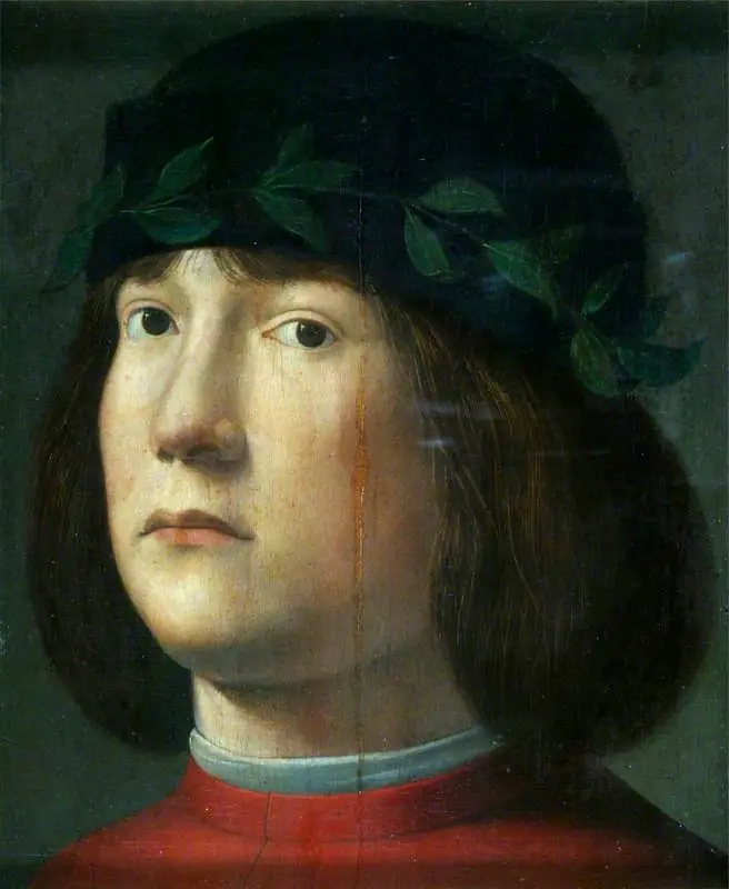 Head of a Laurel-Crowned Poet (?), by Filippo Mazzola