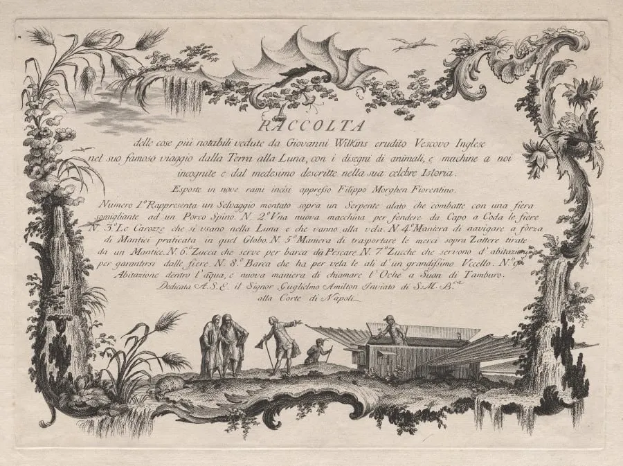 Title and Dedication Page, by Filippo Morghen, 1769