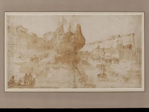 The Launch of a Galleon, by Filippo Napoletano