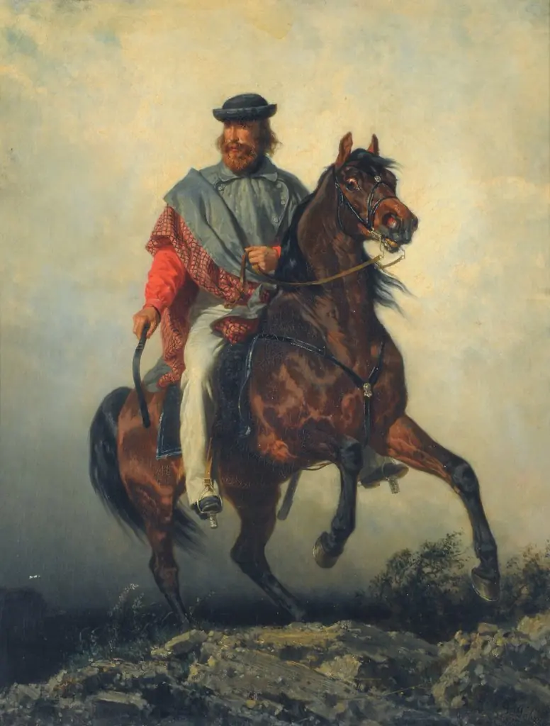 Garibaldi (Garibaldi on horseback), by Filippo Palizzi
