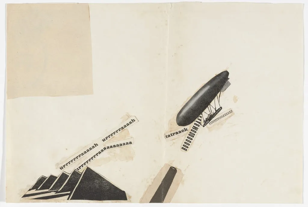 Untitled, by Filippo Tommaso Marinetti, ink, 1915