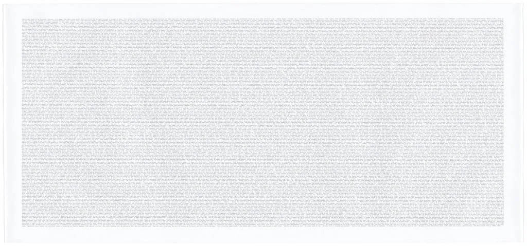Untitled, by Fiona Banner, silver, 1996