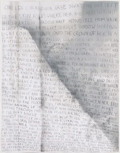 Untitled, by Fiona Banner