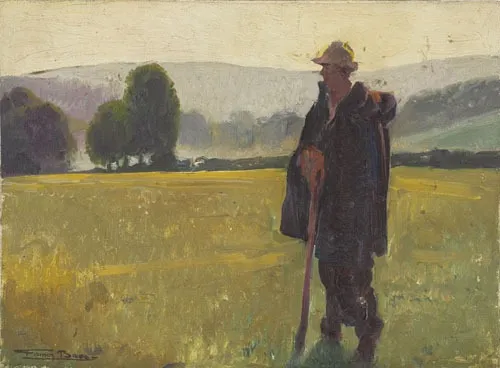 Shepherd, by Firmin Baes, unspecified, 1918