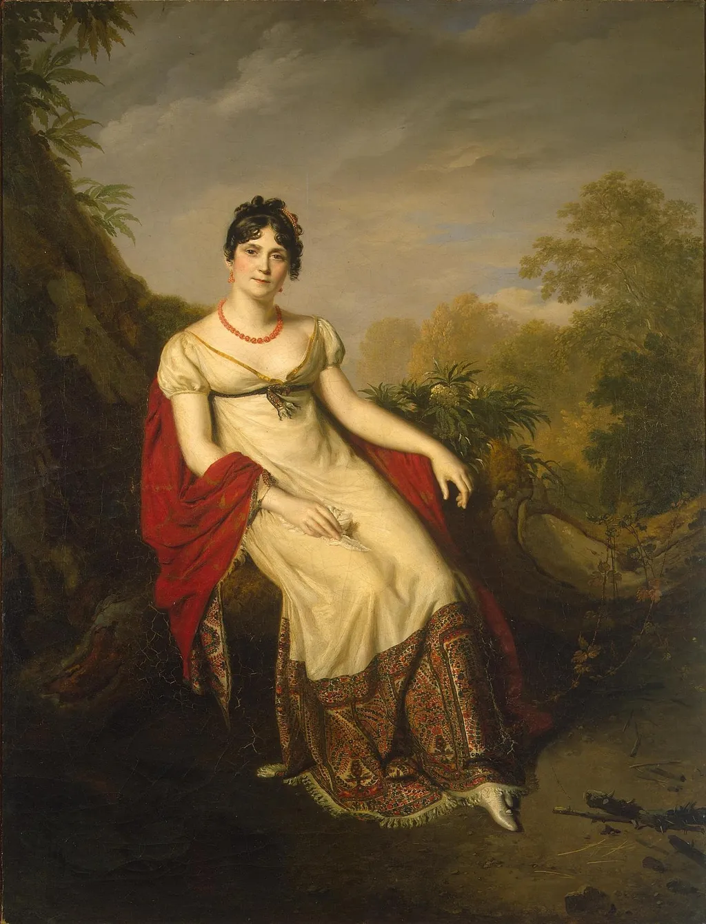 Portrait of Josephine de Beauharnais, by Firmin Massot, oil, 1812