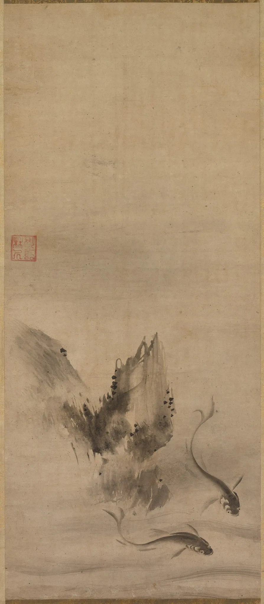 Fish and Rock; Fish and Seaweed, unspecified, 1536
