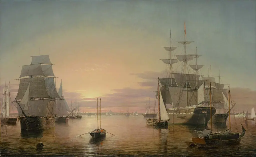 Boston Harbor, by Fitz Henry Lane