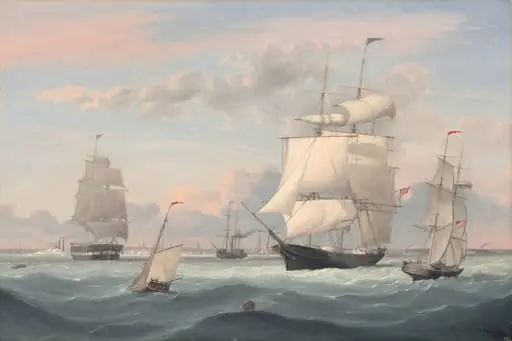New York Harbor, by Fitz Henry Lane