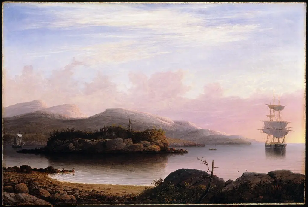 Off Mount Desert Island, by Fitz Henry Lane