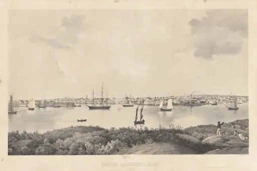 View of Gloucester, Mass., by Fitz Henry Lane