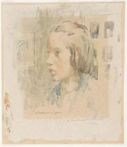 Head of a Girl, by Fleetwood-Walker