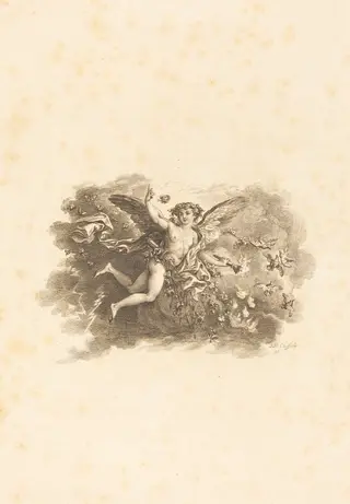 Fleuron for the Title Pages, by Pierre-Philippe Choffard