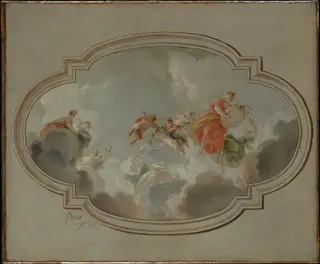 Flora and Zephyr, by Jacob de Wit