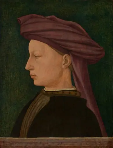 Profile Portrait of a Young Man, by Florentine 15th Century