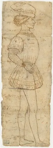 Standing Youth, by Florentine 15th Century