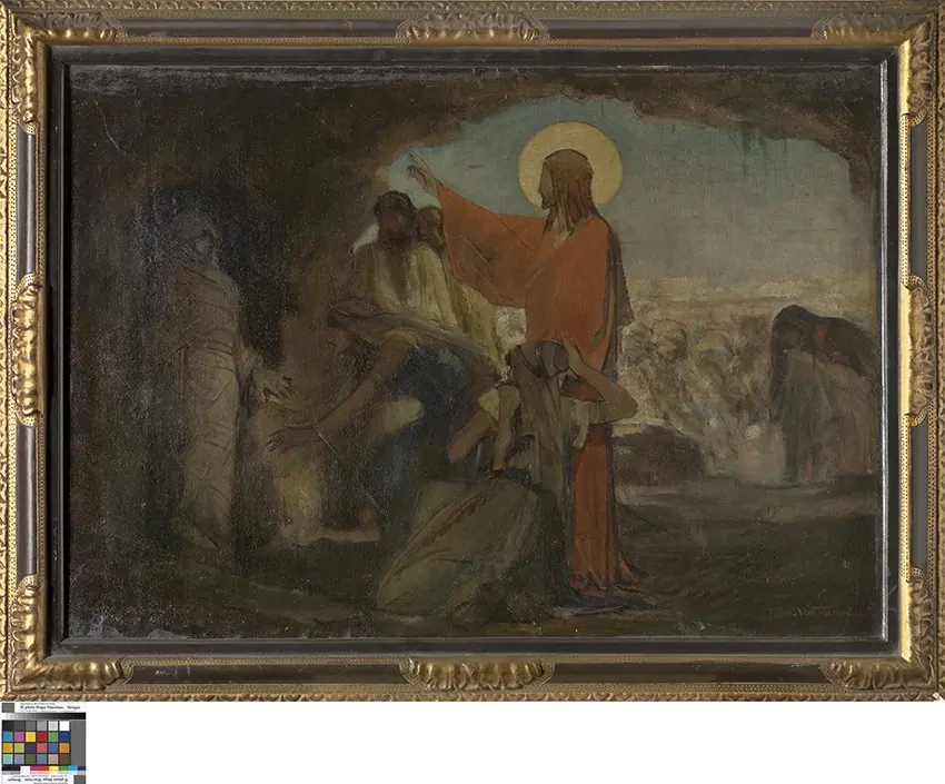 Opwekking van Lazarus, by Florimond Van Acker