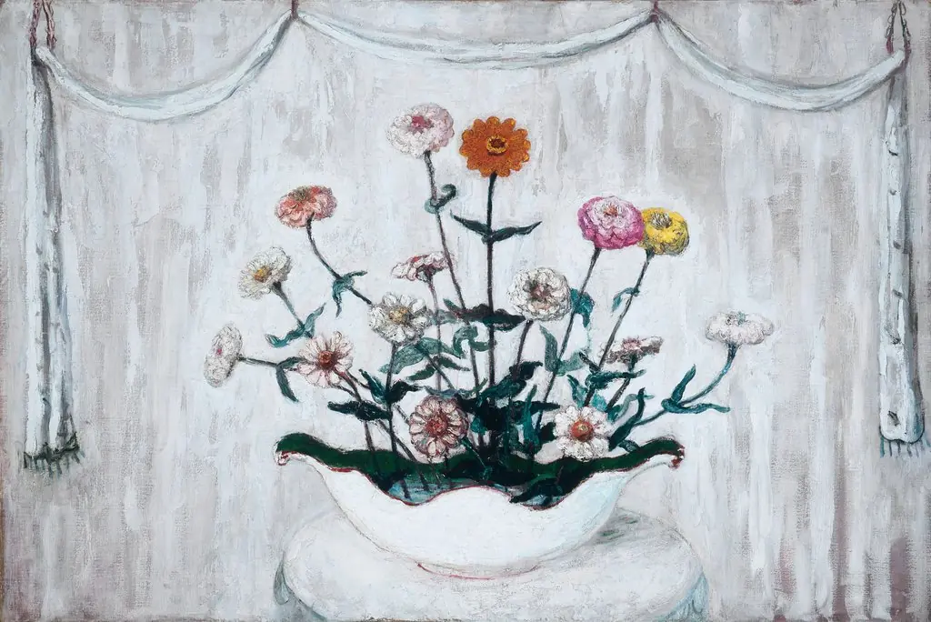Zinnias, by Florine Stettheimer