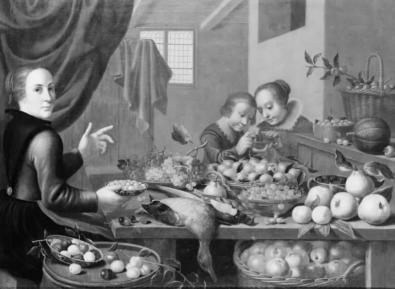 Kitchen Scene, by Floris van Schooten