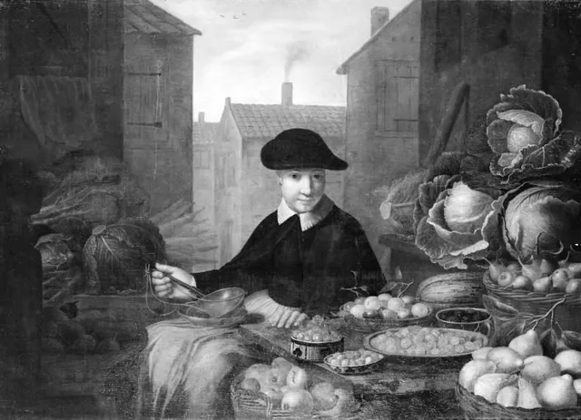 Stall with Fruit and Vegetables