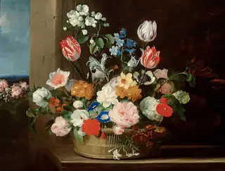 Flower Basket, by Jan van den Hecke