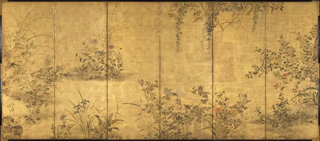 Flowering Plants and Vegetables of the Four Seasons, 1716