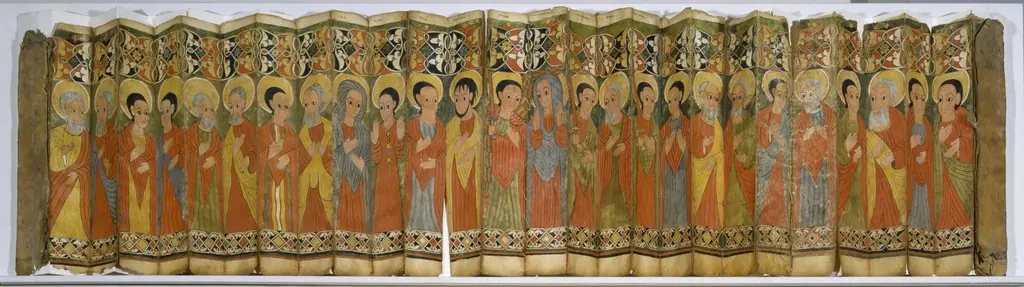 Folds from Ethiopian Processional Icon