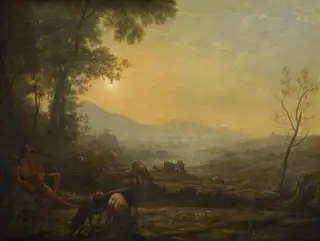 The Herdsman, by Follower of Claude Lorrain