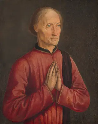 Portrait of a Donor, by Follower of Dirck Bouts