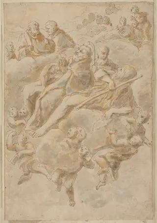 Ecstasy of a Saint, by Follower of Giovanni Lanfranco
