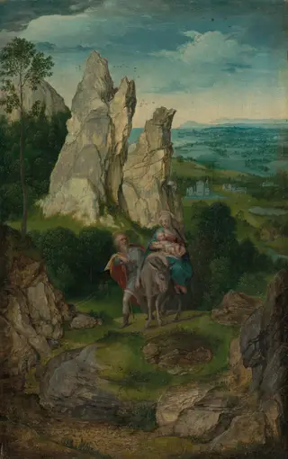 The Flight into Egypt, by Follower of Joachim Patinir