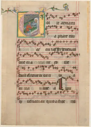 Isaac Blessing Jacob, by Follower of Master of the Golden Bull