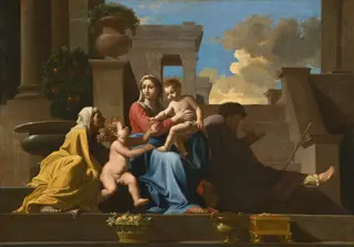 The Holy Family on the Steps, by Follower of Nicolas Poussin