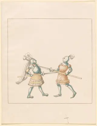 Foot Combat with Awl Pikes