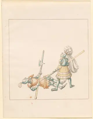 Foot Combat with Halberds