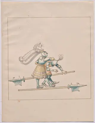 Foot Combat with Halberds