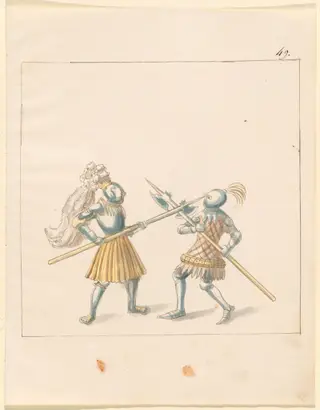 Foot Combat with Halberds